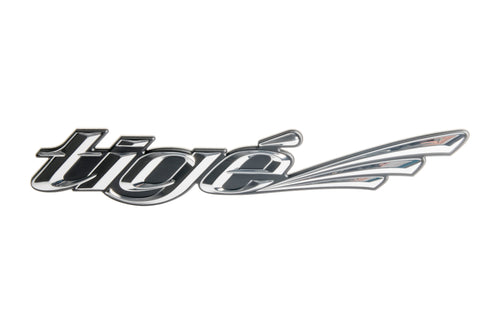 Small Tige Chromax Logo Decal - Chrome